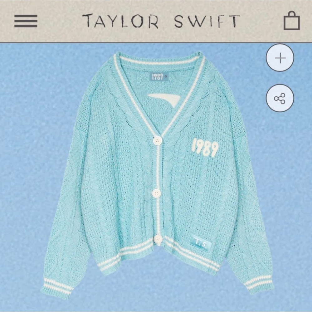 1989 TAYLOR’S VERSION Cardigan, NEW, MEDIUM/LARGE in Bag NWT